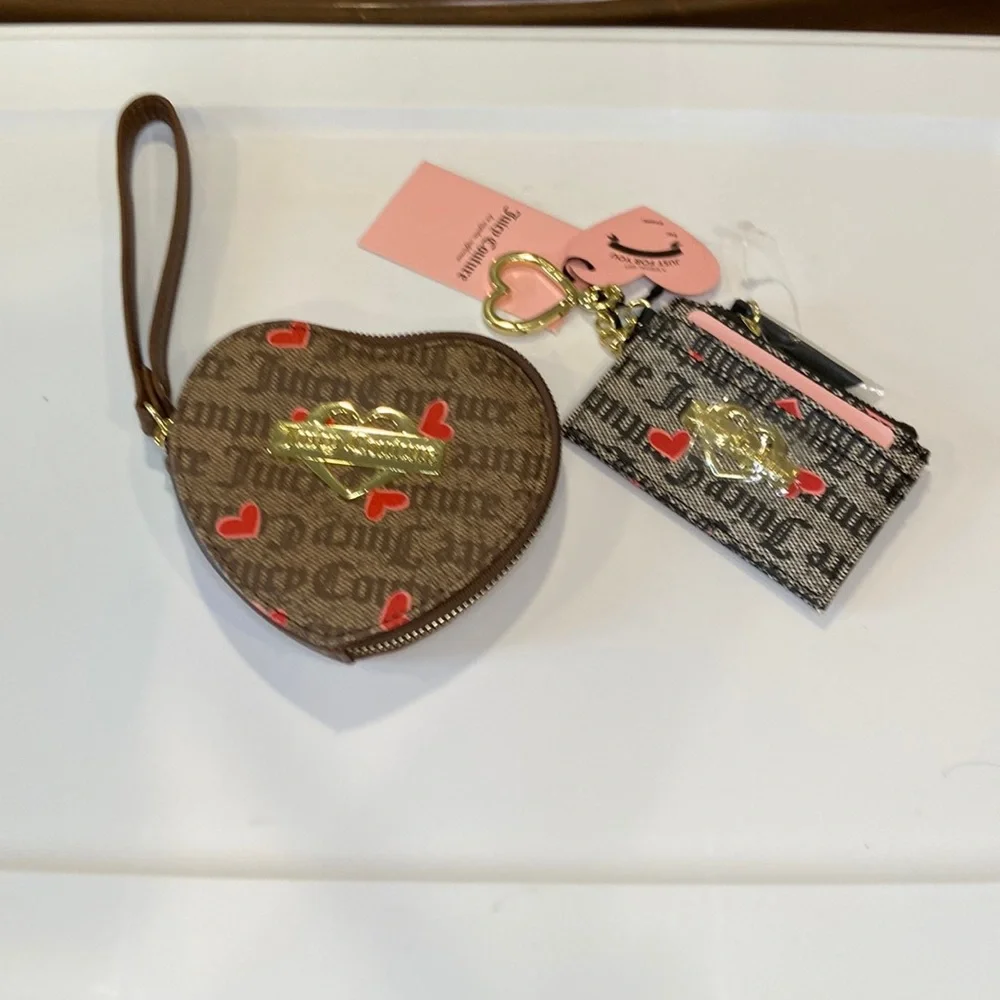 Juicy couture, bundle card holder with a wristlet new with and without tags - Picture 1 of 9